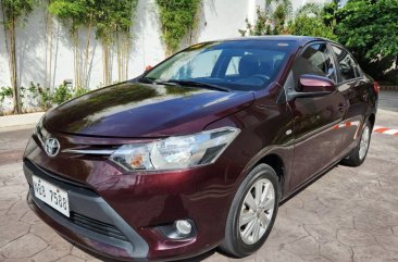 Selling Maroon Toyota Vios 2017 in Quezon City