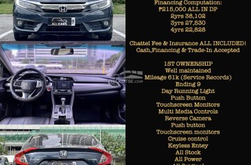 2018 Honda Civic  1.8 E CVT in Makati, Metro Manila