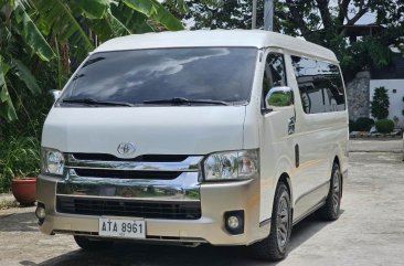 White Toyota Hiace 2015 for sale in Manila