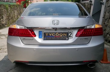 Silver Honda Accord 2014 for sale in Pasig