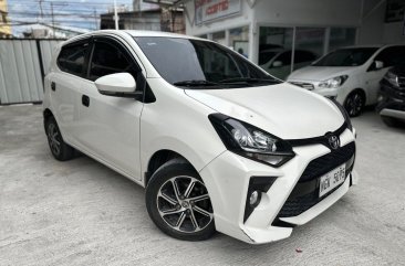 Selling White Toyota Wigo 2021 in Quezon City