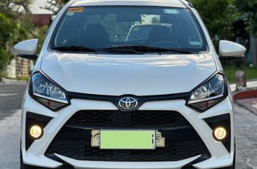 Selling White Toyota Wigo 2021 in Quezon City