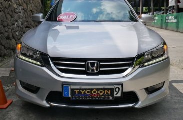Silver Honda Accord 2014 for sale in Pasig