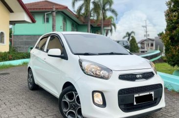 White Kia Picanto 2017 for sale in Manila