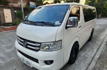 Selling White Foton View transvan 2017 in Quezon City