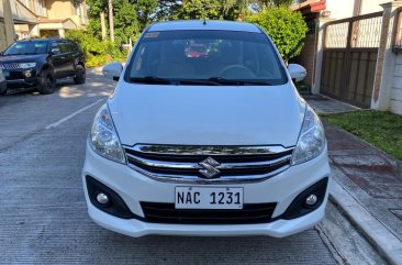 White Suzuki Ertiga 2017 for sale in Quezon City