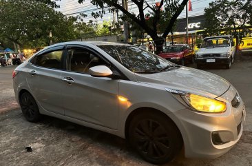Silver Hyundai Accent 2016 for sale in Manual