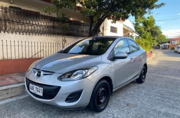 White Mazda 2 2014 for sale in Quezon City