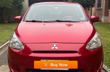 Selling White Mitsubishi Mirage 2015 in Santa Maria