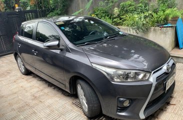 White Toyota Yaris 2014 for sale in Quezon City