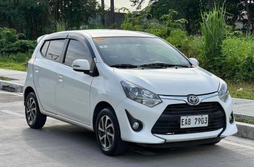 Selling White Toyota Wigo 2019 in Quezon City