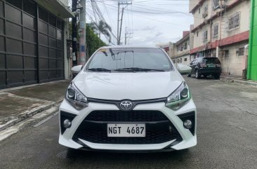 Selling White Toyota Wigo 2021 in Quezon City