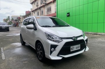 Selling White Toyota Wigo 2021 in Quezon City