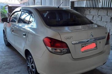 White Mitsubishi Mirage 2016 for sale in Manual