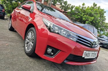 Red Toyota Vios 2016 Sedan for sale in Manila