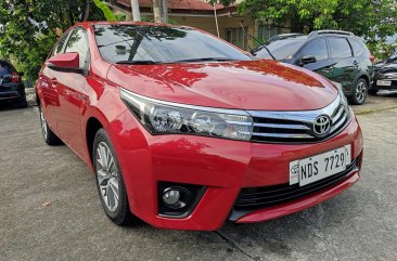 Red Toyota Vios 2016 Sedan for sale in Manila