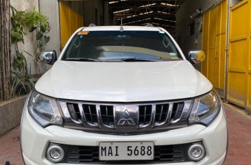 White Mitsubishi Strada 2018 for sale in Quezon City