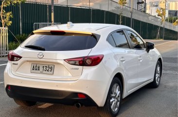 White Mazda 3 2015 for sale in Mandaluyong