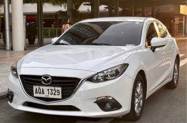 White Mazda 3 2015 for sale in Mandaluyong