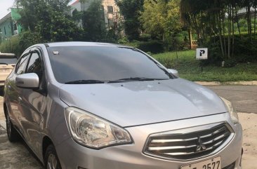 White Mitsubishi Mirage 2017 for sale in Manual