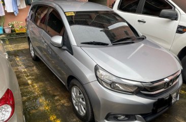 Silver Honda Mobilio 2017 for sale in Automatic