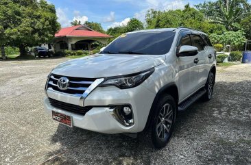 Pearl White Toyota Fortuner 2019 for sale in Automatic