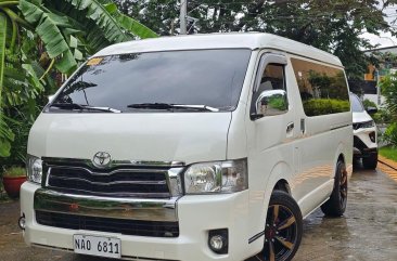 Sell Pearl White 2018 Toyota Hiace in Manila