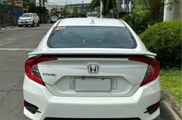 Sell White 2017 Honda Civic in Quezon City
