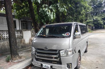 Sell White 2016 Toyota Hiace in Quezon City