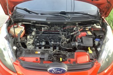 Orange Ford Fiesta 2012 for sale in Automatic