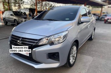 White Mitsubishi Mirage 2022 for sale in Mandaue