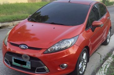 Orange Ford Fiesta 2012 for sale in Automatic
