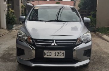 Selling White Mitsubishi Mirage 2022 in Quezon City