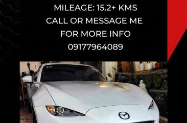 Pearl White Mazda Mx-5 2017 for sale in Quezon City