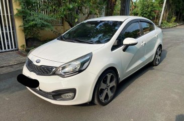 White Kia Rio 2014 for sale in Manila