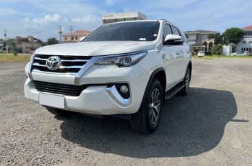 Pearl White Toyota Fortuner 2017 for sale in Automatic