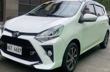 White Toyota Wigo 2021 for sale in Quezon City