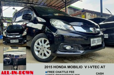 White Honda Mobilio 2015 for sale in Marikina