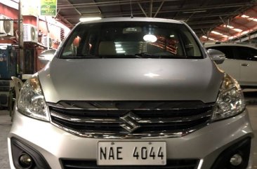 Silver Suzuki Ertiga 2017 for sale in Quezon City