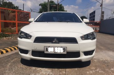 White Mitsubishi Lancer 2014 for sale in Quezon City