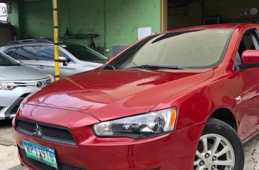 Sell White 2013 Mitsubishi Lancer in Quezon City