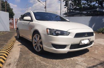 White Mitsubishi Lancer 2014 for sale in Quezon City