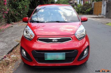 Sell Red 2013 Kia Picanto Hatchback at Automatic in  at 25000 in Manila