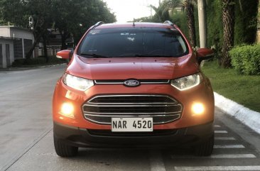Orange Ford Ecosport 2017 for sale in Automatic