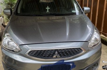 White Mitsubishi Mirage 2018 for sale in Manual