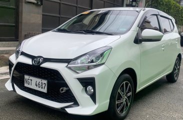 Sell White 2021 Toyota Wigo in Quezon City