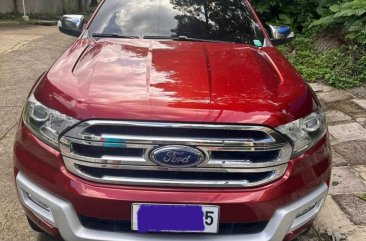 Maroon Ford Everest 2016 SUV / MPV at 99000 for sale in Manila