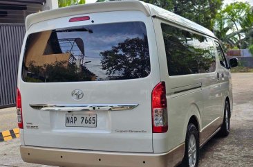 Sell Pearl White 2018 Toyota Hiace Super Grandia in Manila