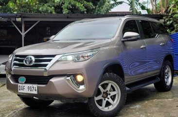 Bronze Toyota Fortuner 2018 for sale in Automatic