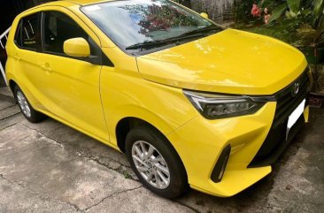 Selling Yellow Toyota Wigo 2023 in Quezon City